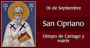    REZANDO EL PADRENUESTRO CON  SAN CIPRIANO DE CARTAGO
