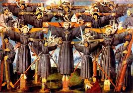 Figuras Franciscanas. San Pedro Bautista y Compañeros Mártires