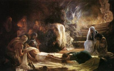 Dolores de María. Séptimo dolor: Jesús es colocado en el sepulcro