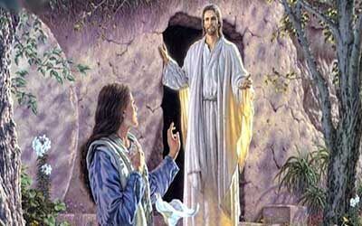 Jesús se aparece a María de Magdala