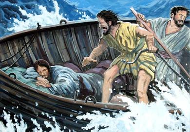 XII Domingo T.O. Jesús dormido en la barca